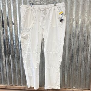 WonderWink Women’s White Scrub Pants